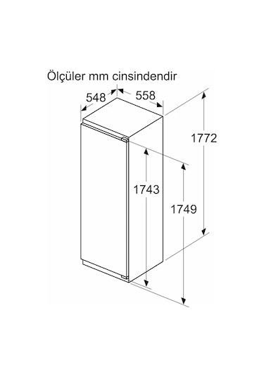 Siemens KI82LADD0 Ankastre Buzdolabı Derin Donduruculu