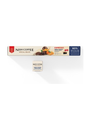 Nish Coffee Portakal Aromalı Kapsül Kahve - 10 Adet Diğer