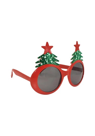 Yılbaşı Ağaçlı Parti Gözlüğü