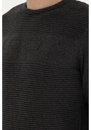 U.s. Polo Assn. Erkek Antrasit Melanj Kazak /triko 50293089-vr081 Antrasit Melanj