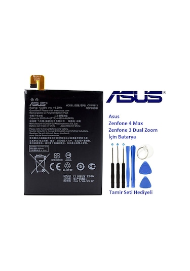 Asus Zenfone 4 Max C11P1612 Batarya Pil ve Tamir Seti