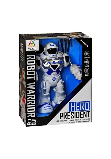 Hareketli Işıklı Ve Sesli Ok Atan Oyuncak Robot