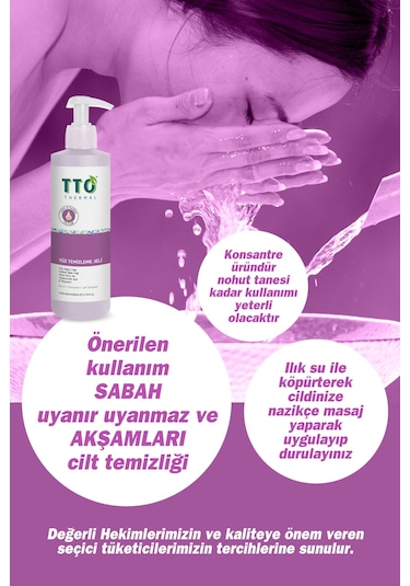 Tto Karma ve Yağlı Ciltler için Yüz Temizleme Jeli 150 ML