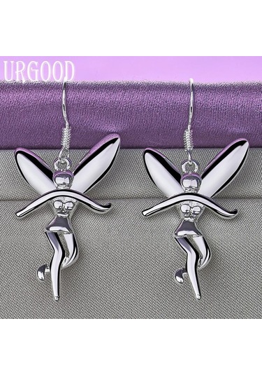 925 Ayar Gümüş Büyüleyici Küpe Moda Takı