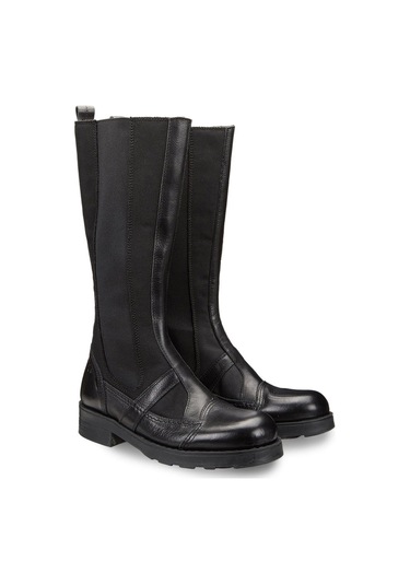 Çizme Kadın Oxw002600 Oxs Frank 0026 Boot D Nylon/leather Black Siyah