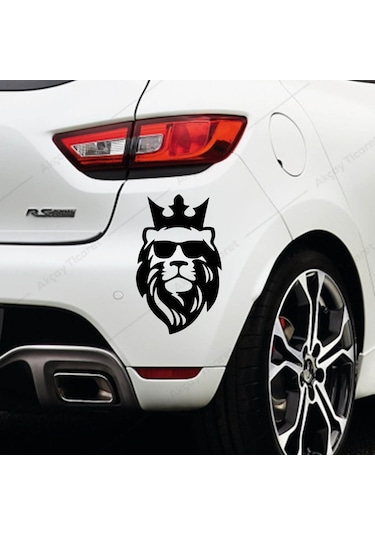 Aslan Kral Sticker Aslan Sticker Aslan Oto Sticker Araba Sticker Füme ...