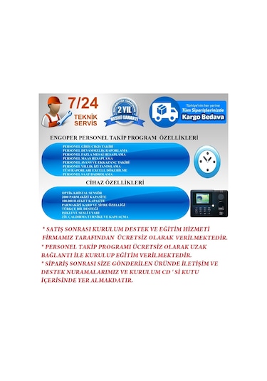 PARMAK OKUMA KARTLI PERSONEL TAKİP SİSTEMİ PDKS PROGRAM DAHİL