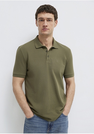 Mavi - Yeşil Polo Tişört 064946-71543 Yeşil
