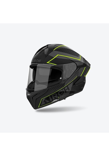 Airoh Matryx Sentınel Sarı Mat Motosiklet Kaskı Sarı