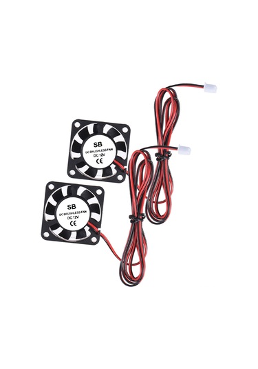 Shineyee 3d Yazıcı Ekstruder Soğutma Fanları, 12v 0.08a, 2 Pin, 6000r/min, 2 Adet