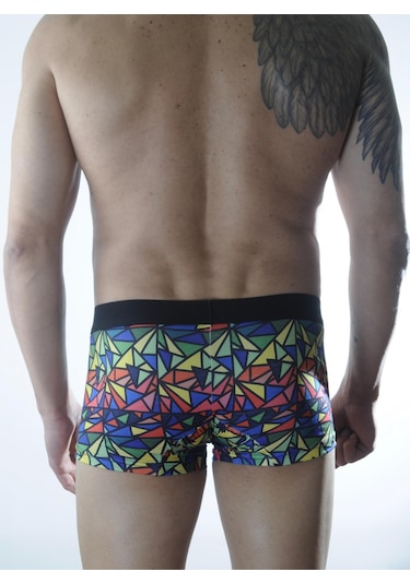 Dodes Erkek Renkli Desenli Boxer Çok Renkli