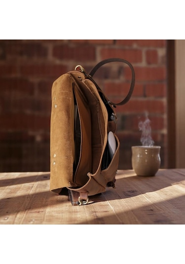 Modica Toscana Hakiki Deri Postacı Ve Evrak Çantası Zanaatkârlığın Zamansız Yorumuyla Tanışın Kahverengi