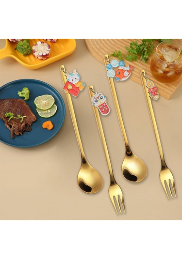 Suntek Magideal Parti Çatal Bıçak Takımı Çin Yeni Yılı Stil-c