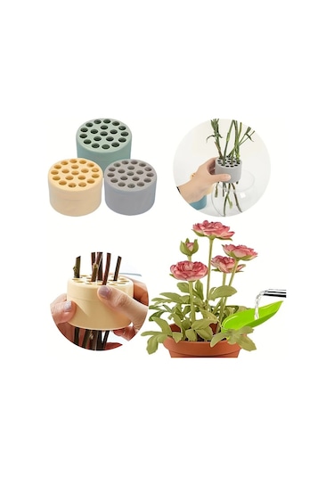 Cordial Yeşil Çiçek Düzenleme Aracı, Yeniden Kullanılabilir Buket Sap Tutucu, Dıy Düğün Çiçekleri