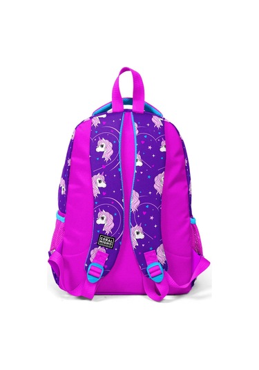 Coral High Kids Mor Pembe Unicorn Desenli 3 Lü Okul Çanta Seti Set0123492