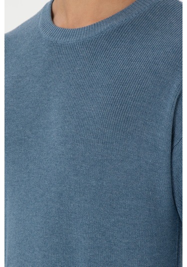 U.s. Polo Assn. Erkek Kazak /triko 50298267-vr251 Koyu Mavı Melanj Koyu Mavi