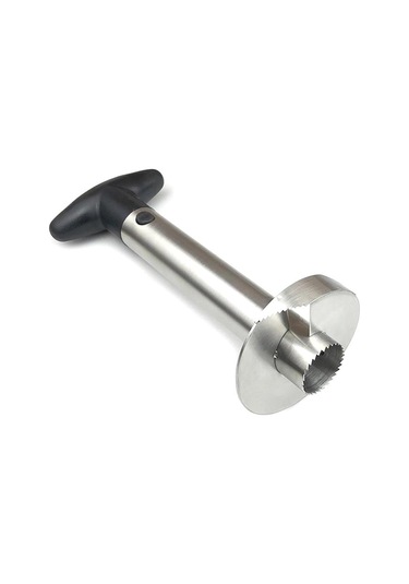 Siyah 1 Adet Paslanmaz Çelik Kullanımı Kolay Ananas Soyucu Aksesuarları Ananas Dilimleme Meyve Bıçağı Kesici Tart Dilimleme Mutfak Gereçleri Siyah