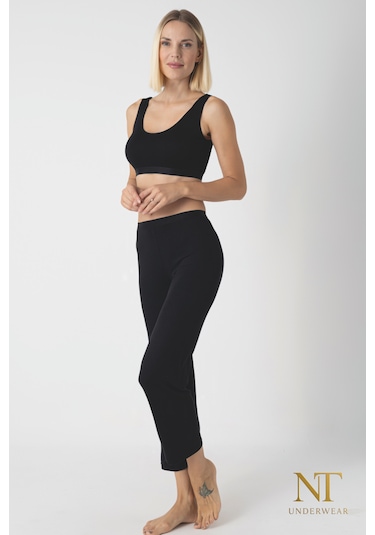 Nt Underwear Bambu İçlik Pantolon Astarı Siyah