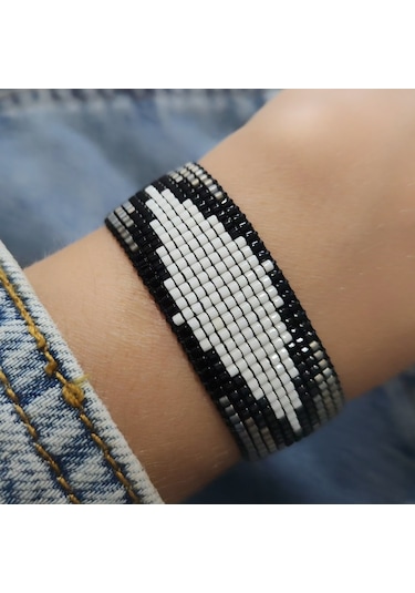 Harmel Jewelry Miyuki Grey Bileklik Çok Renkli