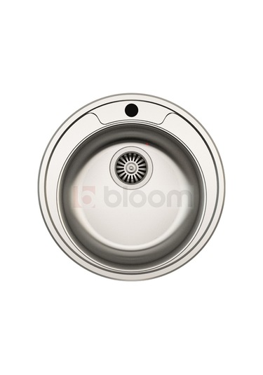 Bloom BLx -01 Krom Eviye Yuvarlak Çelik Eviye