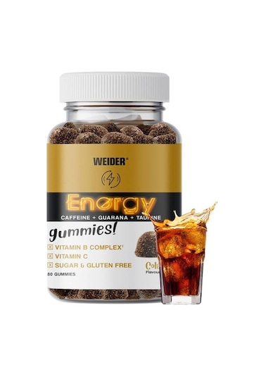 Weıder Energy Booster Caffeine Taurine 80 Gummies