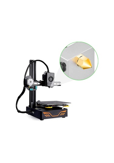 Leasetake 3d Yazıcı Nozulları, Makerbot, Creality Cr-10, Ender 3, Ender 3 Pro İçin 5 Temizleme İğneli 0,4 Mm/ 1,75 Mm Mk8 Nozulları