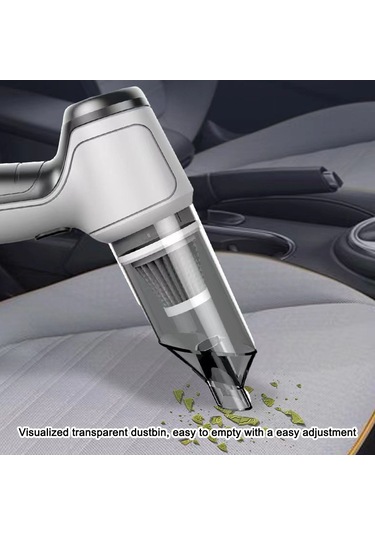 Tenfowee Ev Ve Araç İçin Kablosuz Süpürge - 9000pa Emme Gücü, Temizleyici/üfleyici 3'ü 1, Camlı Çöp Kutusu, Yıkama Eliptik Filtre Yeşil Şarjlı