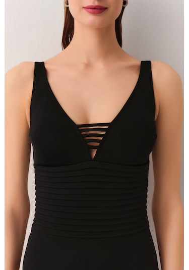 Suwen Nervürlü Mayo Sbn25997012 Siyah