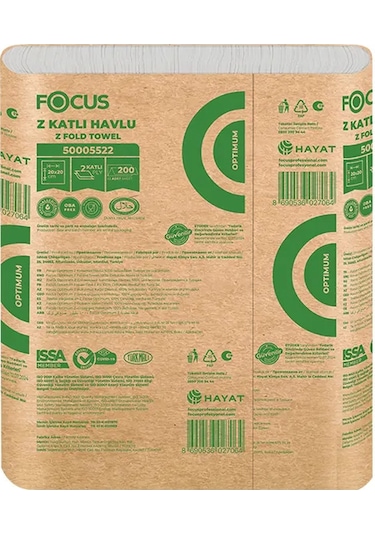 Focus Z Katlı Havlu Peçete 12 x 200'lü