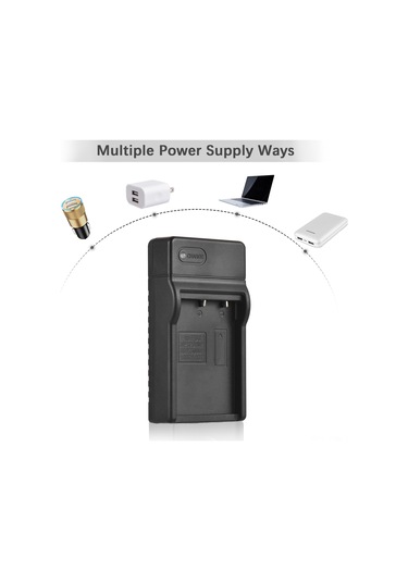 Tenfowee Ordro Kamera Şarj Cihazı - Hızlı Usb-c Şarj, Led Göstergeli, Taşınabilir Pil Şarj Aleti