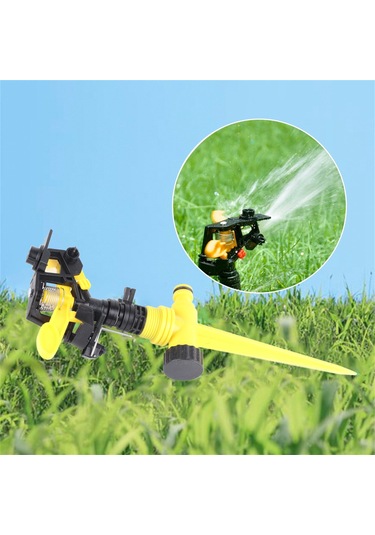 Kosona 360 Derece Döner Bahçe Sulama Sprinkler, 8-12.5m Yayılma, Su Tasarruflu Abs Malzeme, Kolay Kurulum