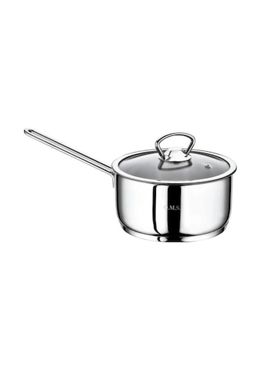 Oms Mini Tek Kulplu Tencere Sosluk 12x8 Cm Gümüş