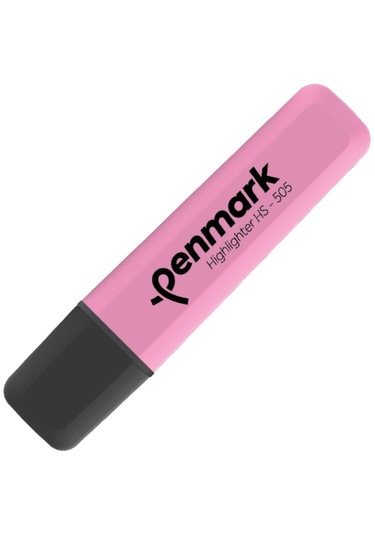 Penmark Neon Fosforlu İşaretleme Kalemi Pembe Fosforlu Kalem 10 Lu Paket Çok Renkli