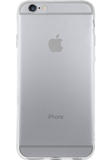 iPhone Uyumlu 6S 1mm Silikon Şeffaf Kapak