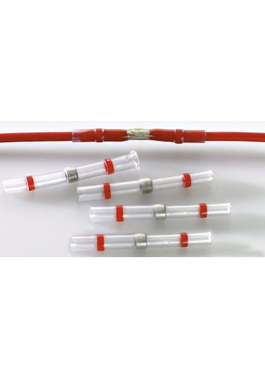 Asafe Isı Büzüşmeli, Kendinden Lehimli, Izole Konnektör 1Mm