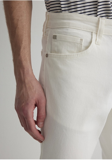 Mavi - Jake Mavi Black Ekru Jean Pantolon 0042288003 Ekru