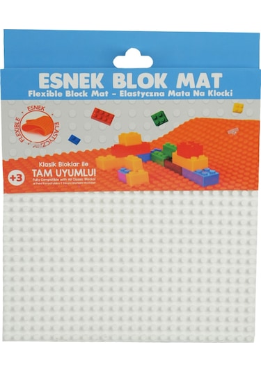 Esnek Blok Mat 20x20 Beyazz