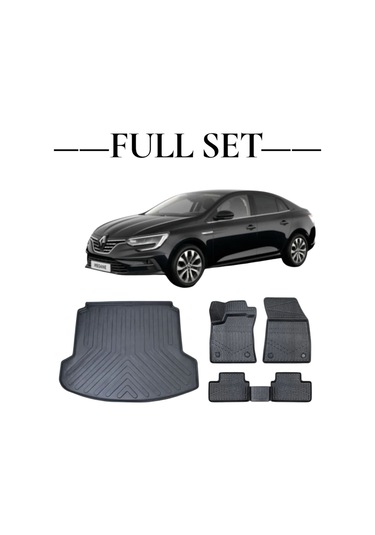 Renault Megane 4 Araca Özel Bagaj Havuzu Ve 4d Paspas Takımı Premium