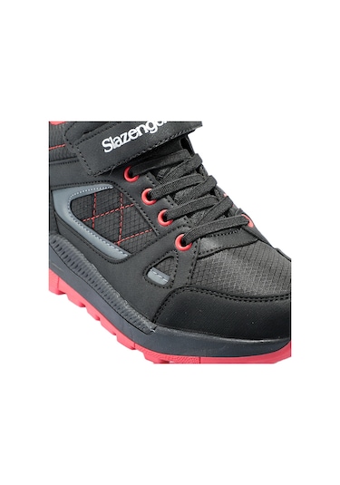 Slazenger  KESHA Çocuk Cırt Cırtlı Siyah  -  Kırmızı Bot