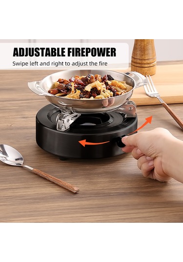 Gajeena Taşınabilir Paslanmaz Çelik Alkol Sobası - Kamp, Piknik Ve Acil Durumlar İçin Ayarlanabilir Alev