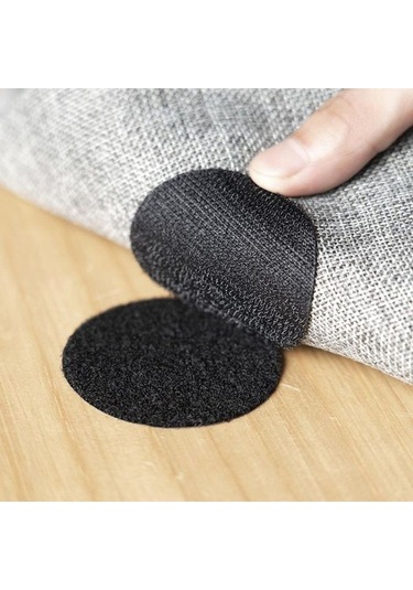 Halı Paspas Sandalye Minderi Merdiven Halısı Kaydırmaz Sabitleme Yapışkanlı Cırt Cırt Bant - 10 Adet