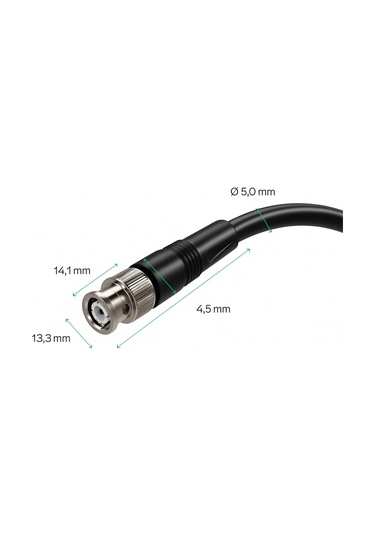 Irenıs 50 Cm 50 Ohm Bnc Kablo