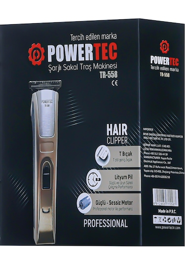 Powertec TR-558 Saç ve Sakal Tıraş Makinesi