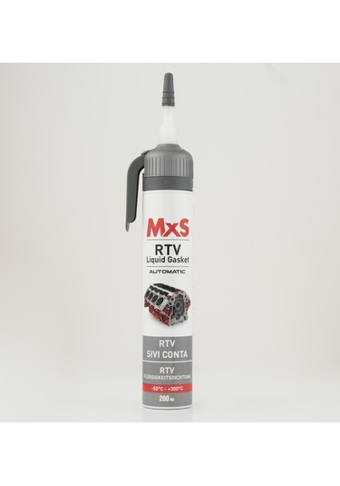 Mxs Yüksek Isıya Dayanıklı Rtv Sıvı Conta Gri 200 Ml
