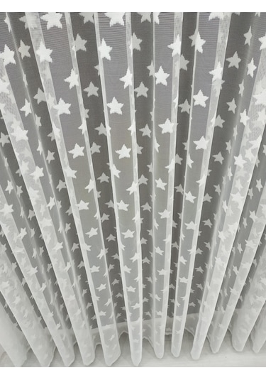 Tül Perde Yıldız Desenli Kaliteli Ve Uygun Fiyatlı (348230951)