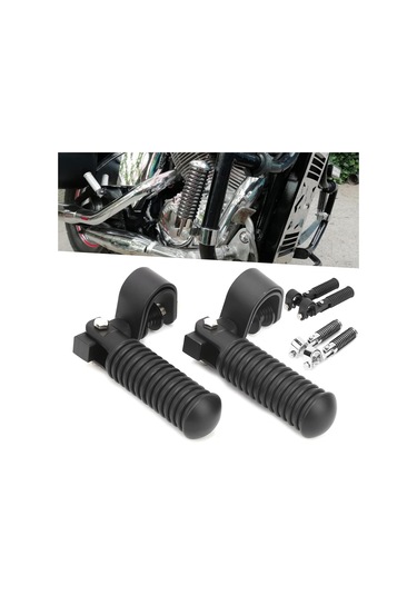 Motosiklet Footting Capgs, Ayak Pegs 1 İnç Kaza Bar Koruyucusu İçin Yedek Ayak Dayama Montajı