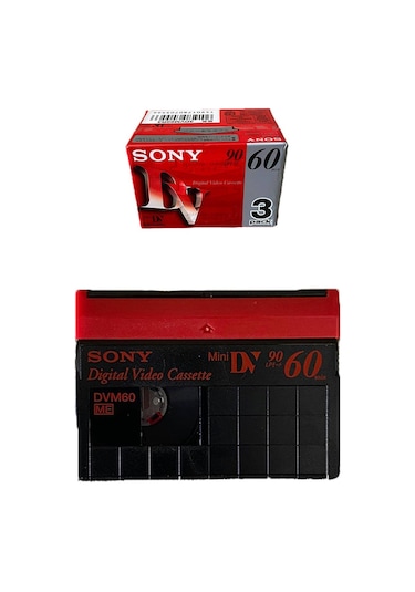 Sony Dvm 60 Mini Dv Kamera Kaseti 1 Adet - 3DVM60R3 Mini Dv Kaset