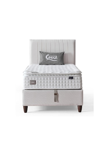 Zambak Tek Kişilik Sandıklı Baza Başlık 100 x 200