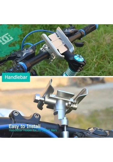 Cordial Alüminyum Alaşım Motorcycle Telefon Tutucu Ayna Ve Gidon Braketi 360 Derece Dönen