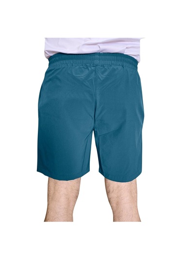 Raru Dokuma Şort Perdo Petrol Petrol